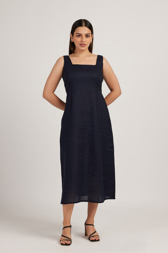The Linen Midi Dress | Creatures of Habit