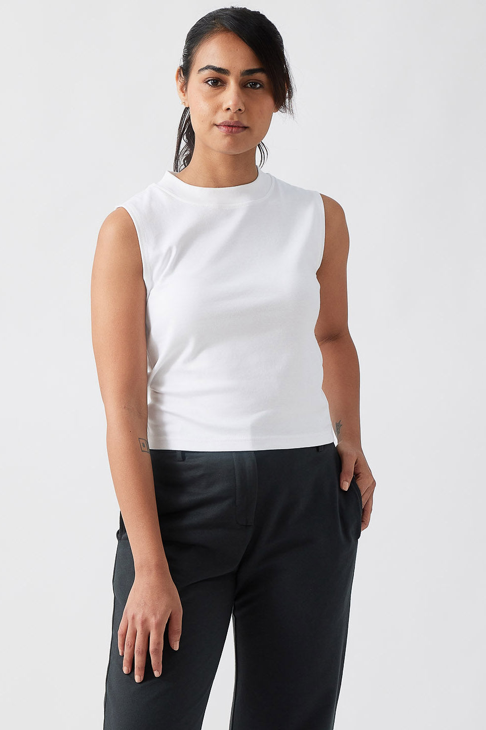 Women's Tank- Explore Vintage Tank Marshmallow White