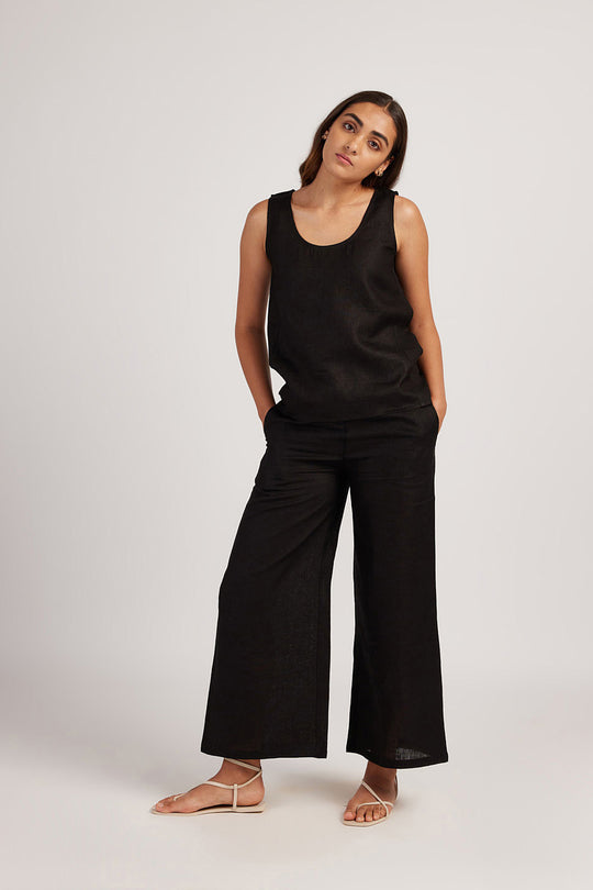 The Linen Wide Leg Pants | Creatures of Habit