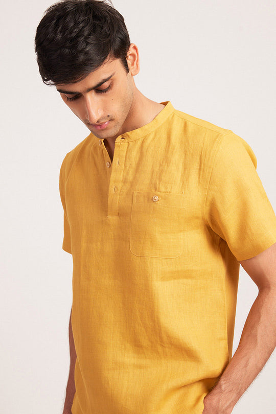 The Linen Bandhgala | Creatures of Habit