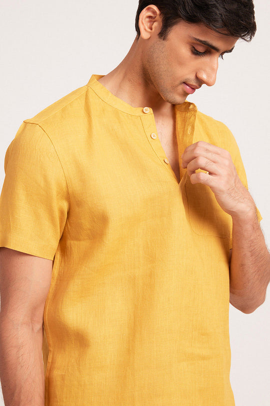 The Linen Bandhgala | Creatures of Habit