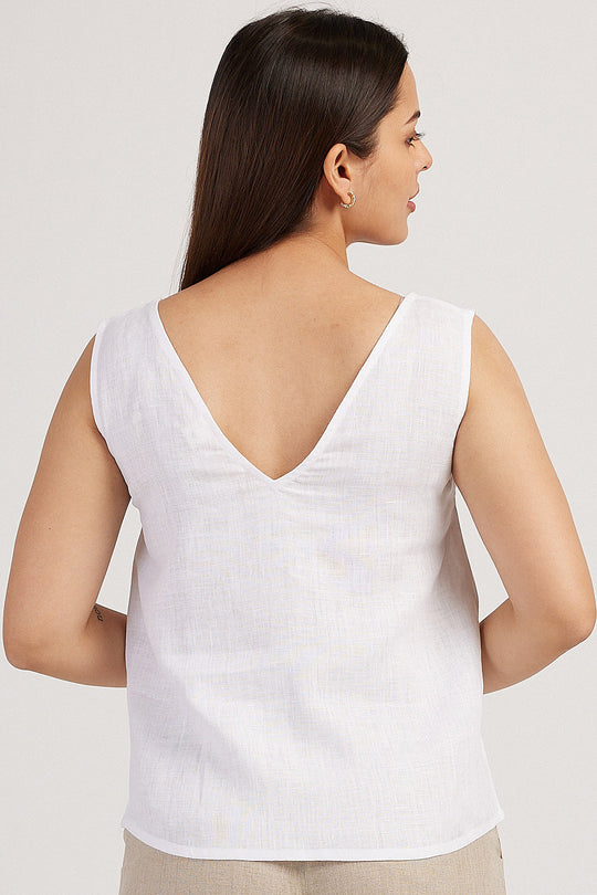 The Linen V Neck Tank | Creatures of Habit