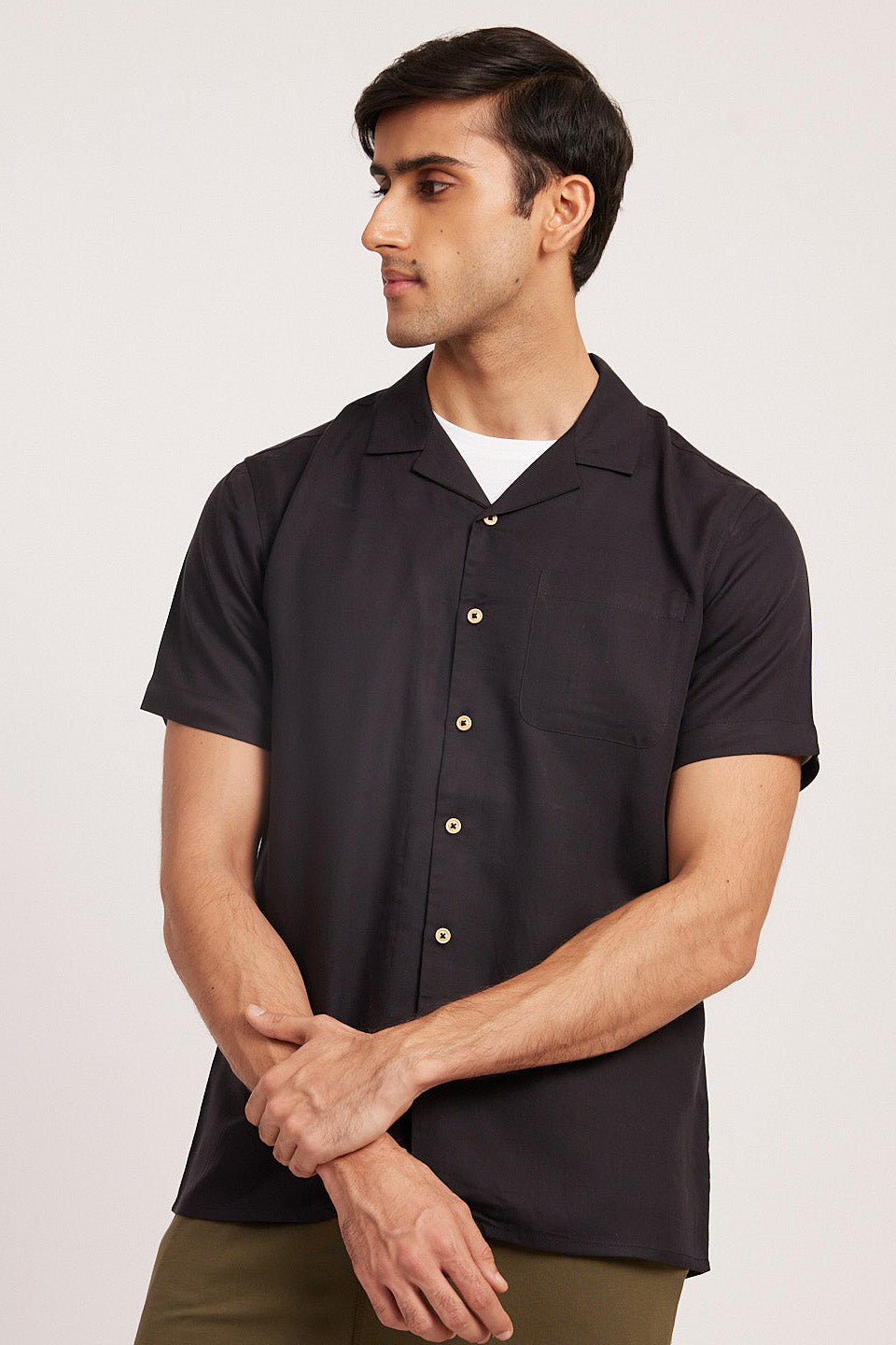 The TENCEL™ Notched Shirt | Creatures of Habit