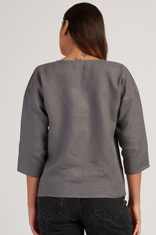 The Linen V Neck Top | Creatures of Habit