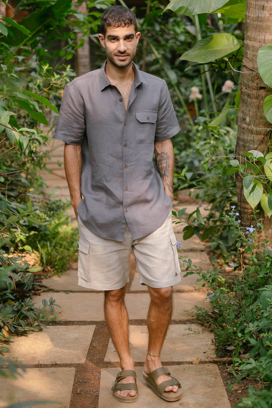 The Linen Shirt | Short Sleeve | Creatures of Habit