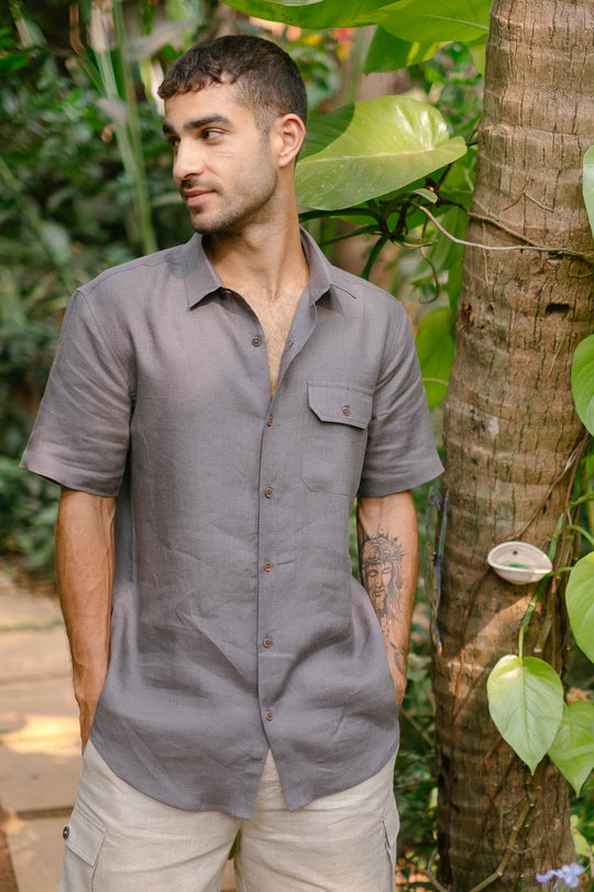 The Linen Shirt | Short Sleeve | Creatures of Habit