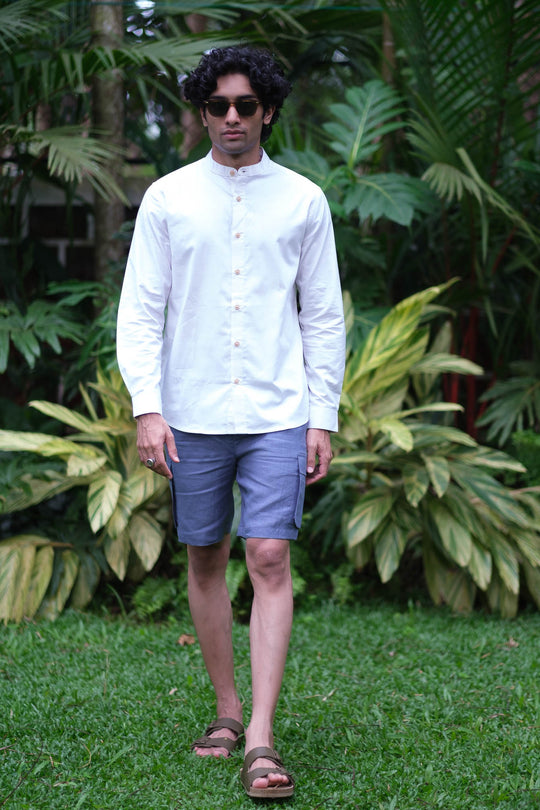 The Linen Cargo Shorts | Creatures of Habit