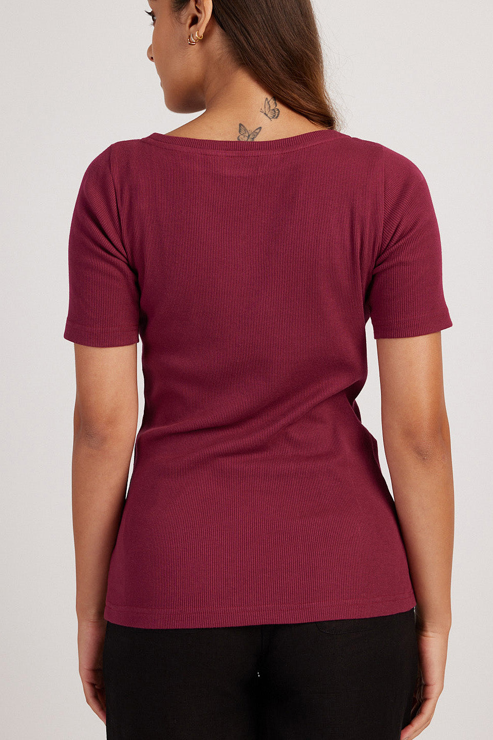 The Rib Boat Neck | Short Sleeve | Creatures of Habit