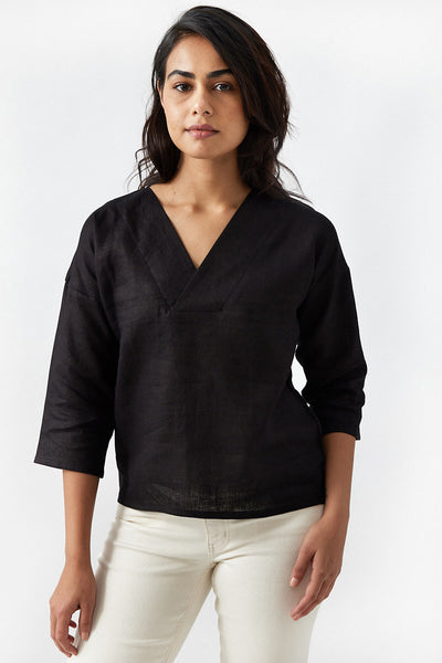 The Linen V Neck Top | Creatures of Habit