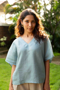 The Linen Kaftan Top