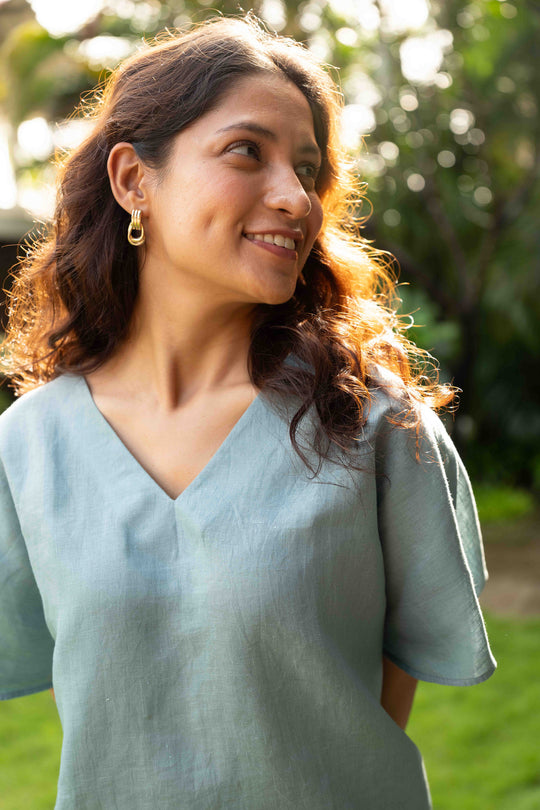 The Linen Kaftan Top | Creatures of Habit