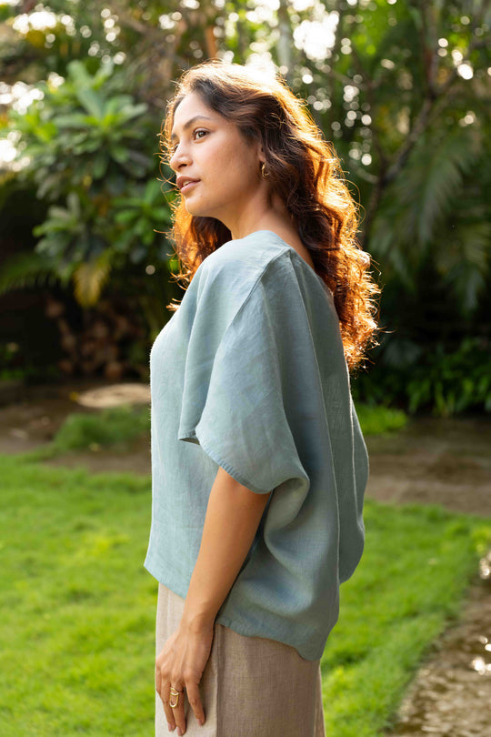 The Linen Kaftan Top | Creatures of Habit