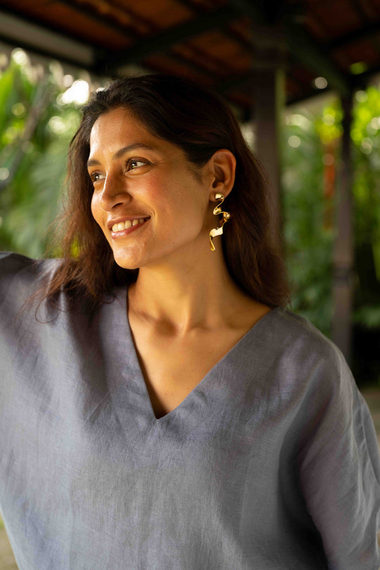 The Linen Kaftan Top | Creatures of Habit