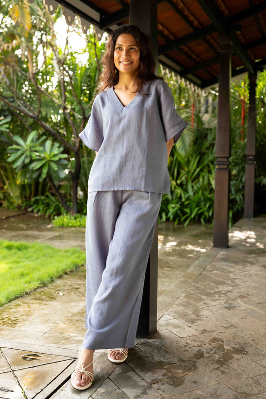 The Linen Knife Pleat Pants | Creatures of Habit