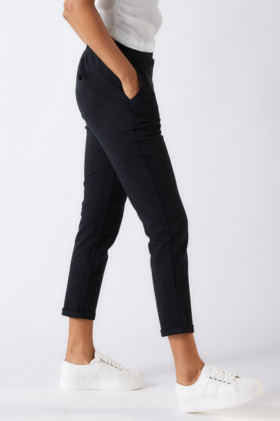 Pima French Terry Pants for Women Carbon Black | Women's Pants | Creatures of Habit