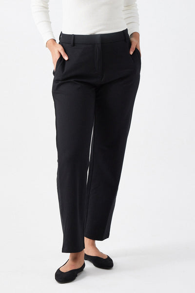 Womens trousers | The Pima French Terry Trousers for Women Carbon Black