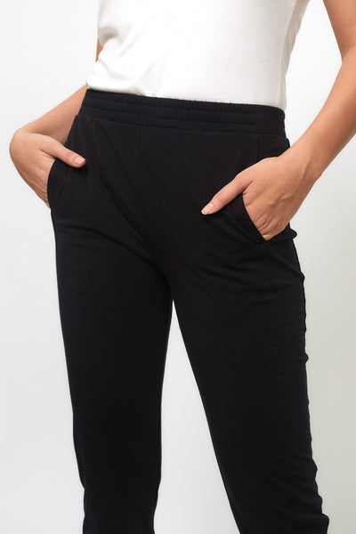 Pima Jersey Pants for Women Carbon Black | Women's Pants | Creatures of Habit