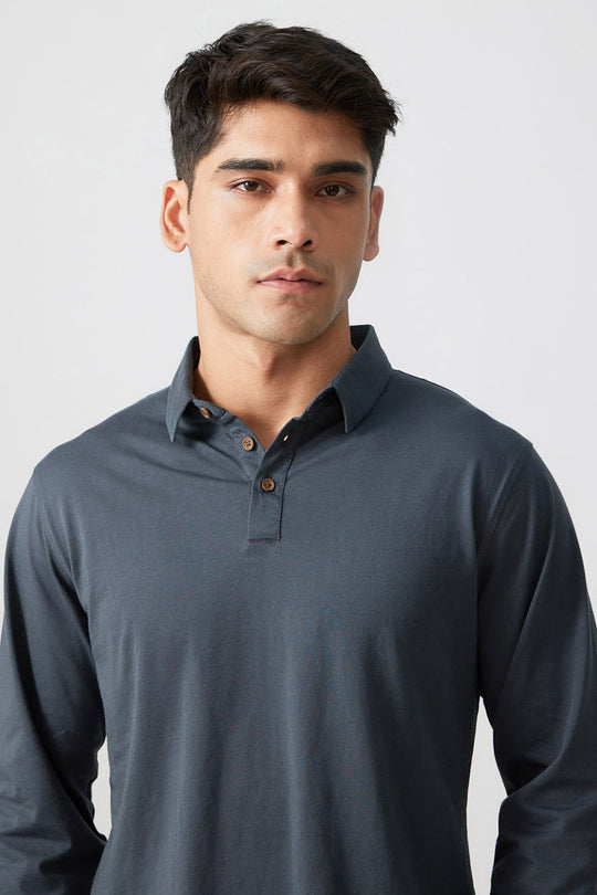 The Pima Polo | Long Sleeve | Creatures of Habit