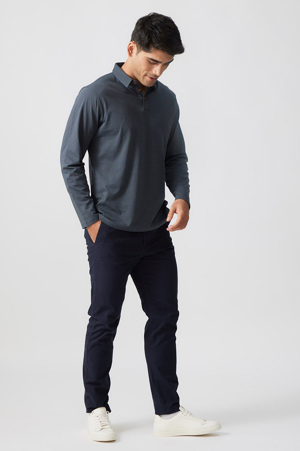 The Pima Polo | Long Sleeve | Creatures of Habit