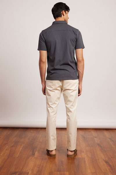 The Pima Shirt Charcoal Short Sleeve | Mens Shirts | Creatures of Habit