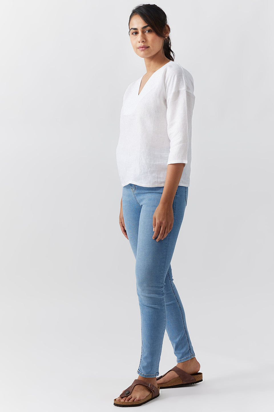 The Linen V Neck Top | Creatures of Habit