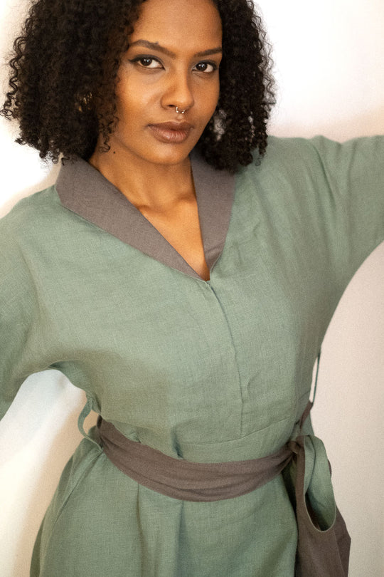 The Linen Flared Dress | Creatures of Habit