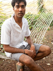 Seersucker Notched Shirt