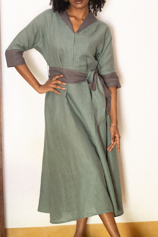 The Linen Flared Dress | Creatures of Habit
