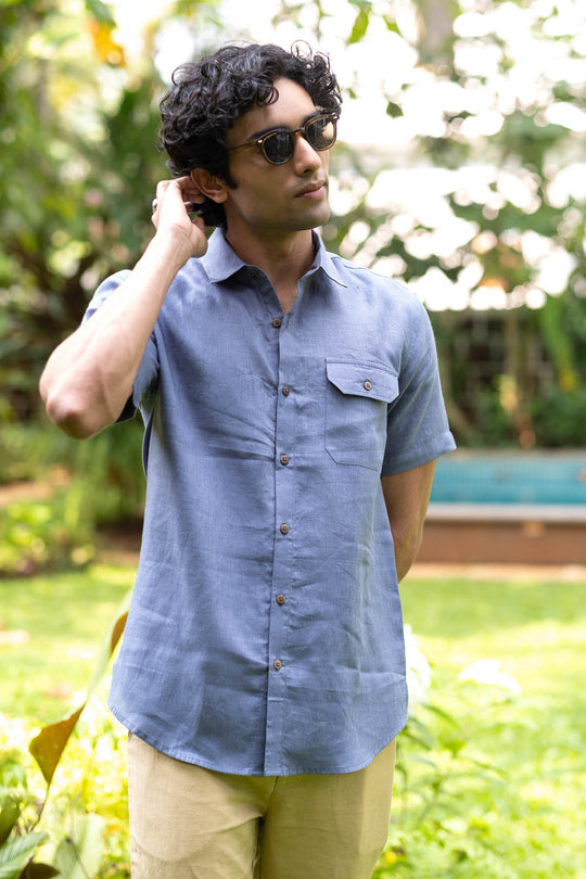 The Linen Shirt | Short Sleeve | Creatures of Habit