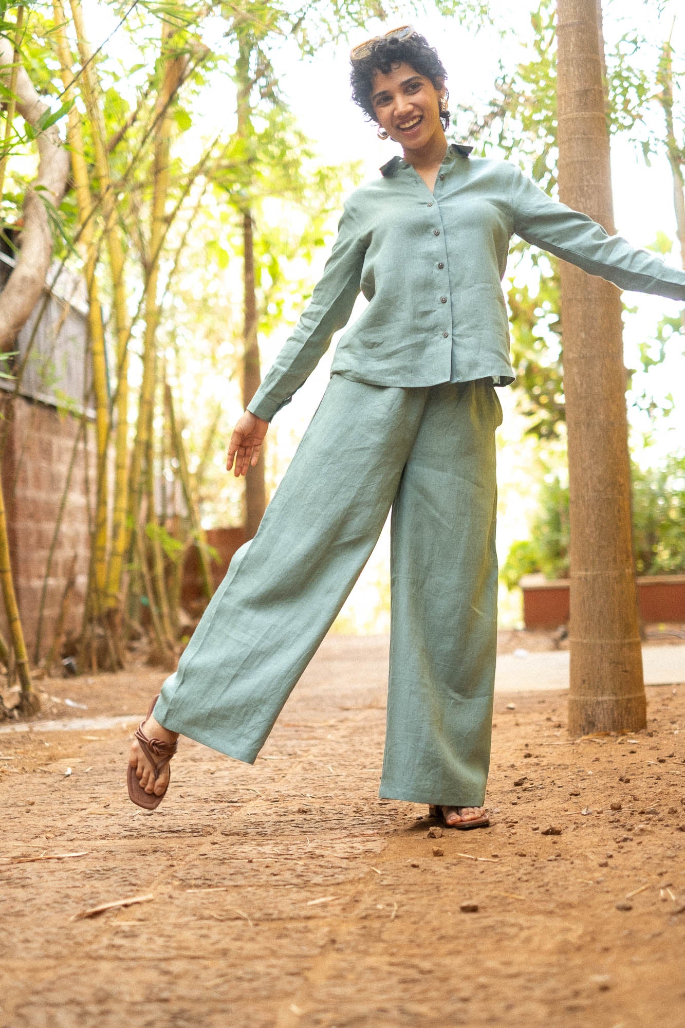 The Linen Oversized Pants | Creatures of Habit