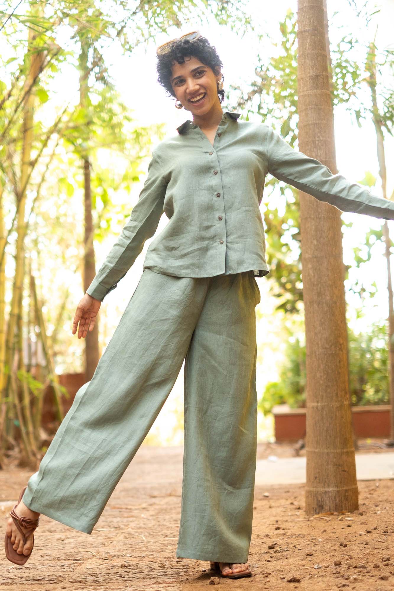 The Linen Oversized Pants | Creatures of Habit