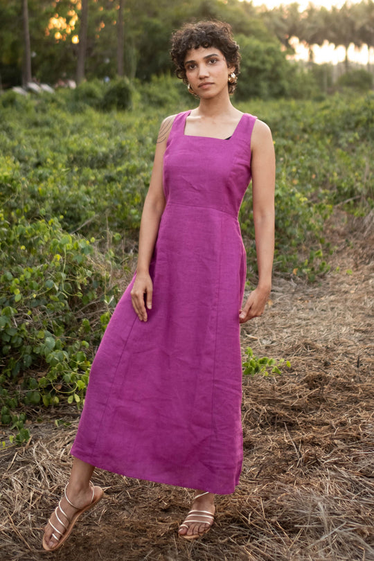 The Linen Midi Dress | Creatures of Habit