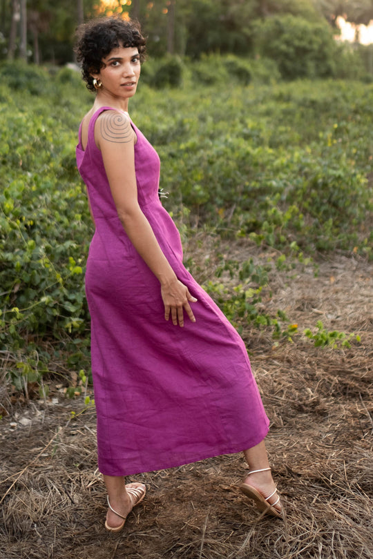 The Linen Midi Dress | Creatures of Habit