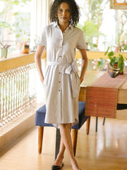 Egyptian Cotton Shirt Dress