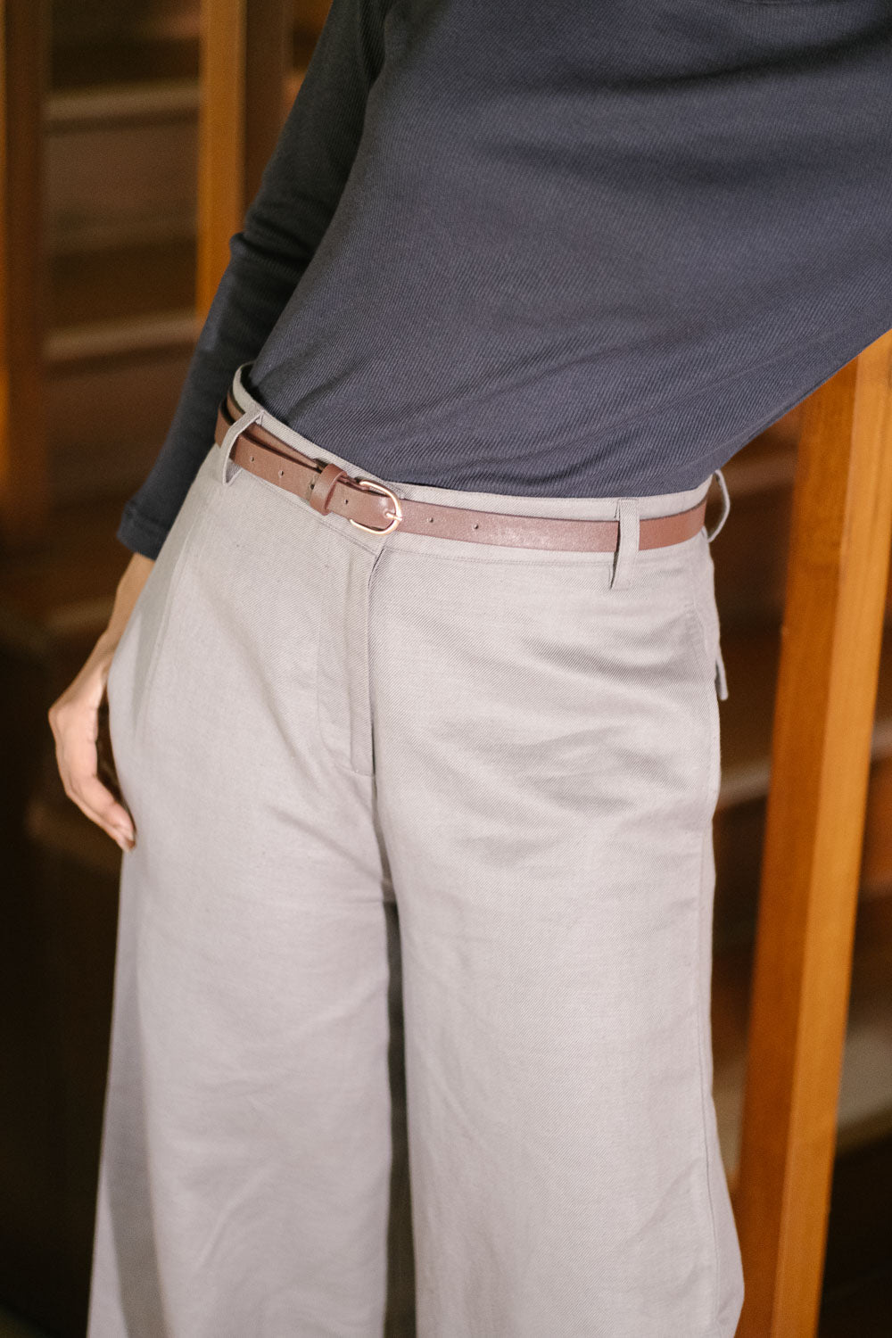 The Hemp Twill Flared Pants | Creatures of Habit