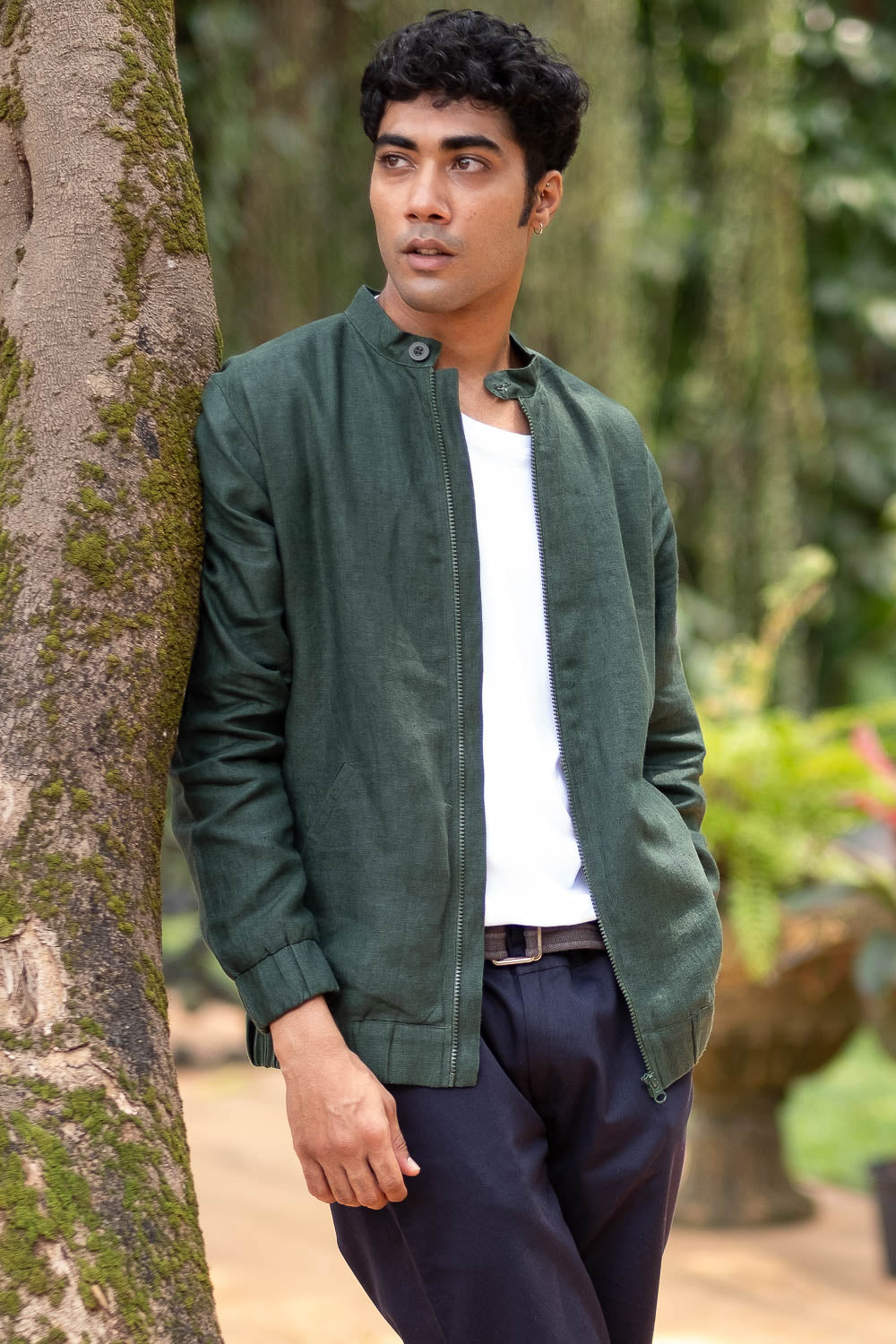 The Linen Bomber Jacket | Creatures of Habit