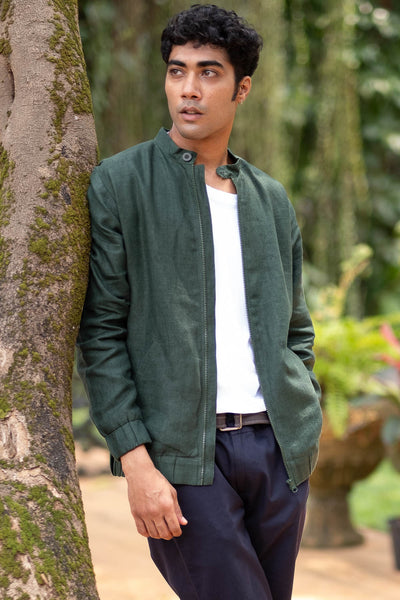 The Linen Bomber Jacket | Creatures of Habit