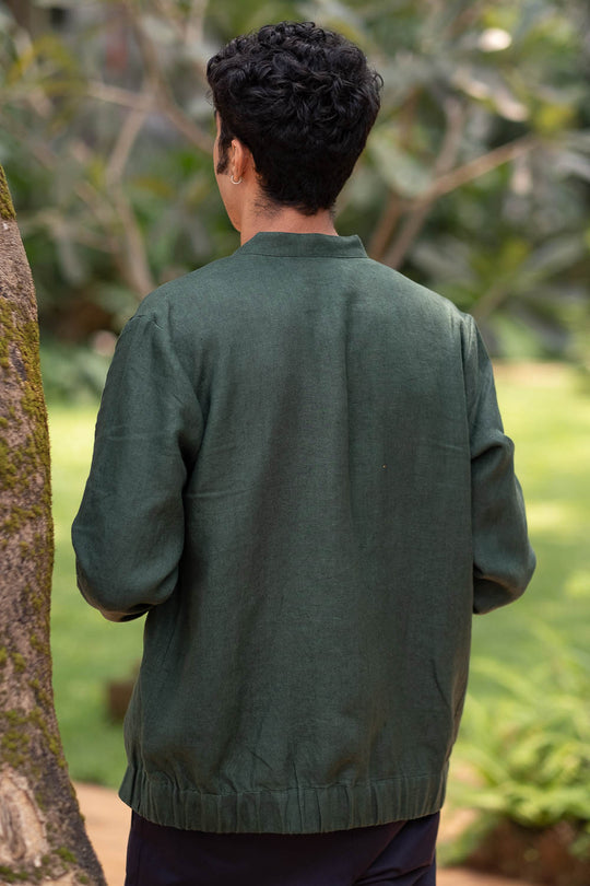 The Linen Bomber Jacket | Creatures of Habit