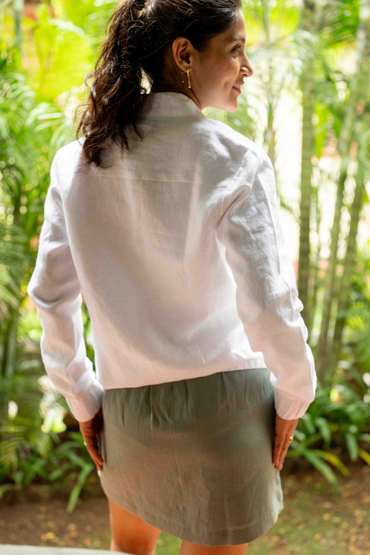 The Linen Bomber Jacket | Creatures of Habit
