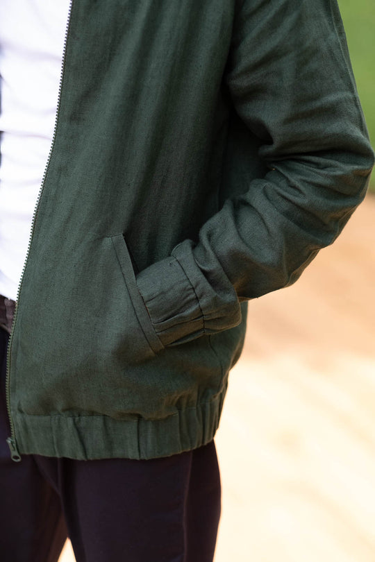 The Linen Bomber Jacket | Creatures of Habit