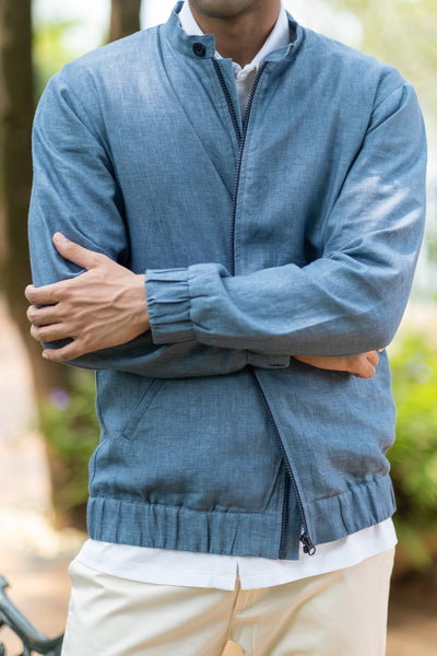 The Linen Bomber Jacket | Creatures of Habit