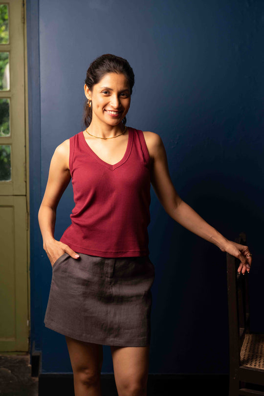 The Rib V Neck Tank | Creatures of Habit