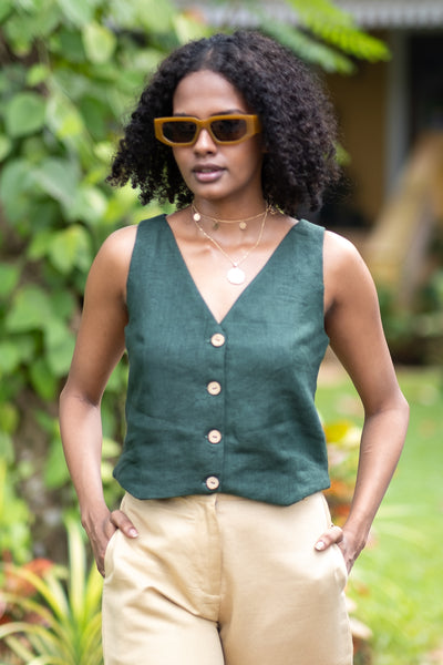 The Heavy Linen Waistcoat