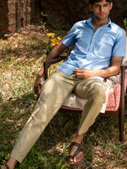 Egyptian Cotton Double Pocket Shirt | Short Sleeve