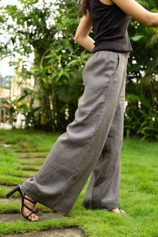 The Linen Knife Pleat Pants | Creatures of Habit