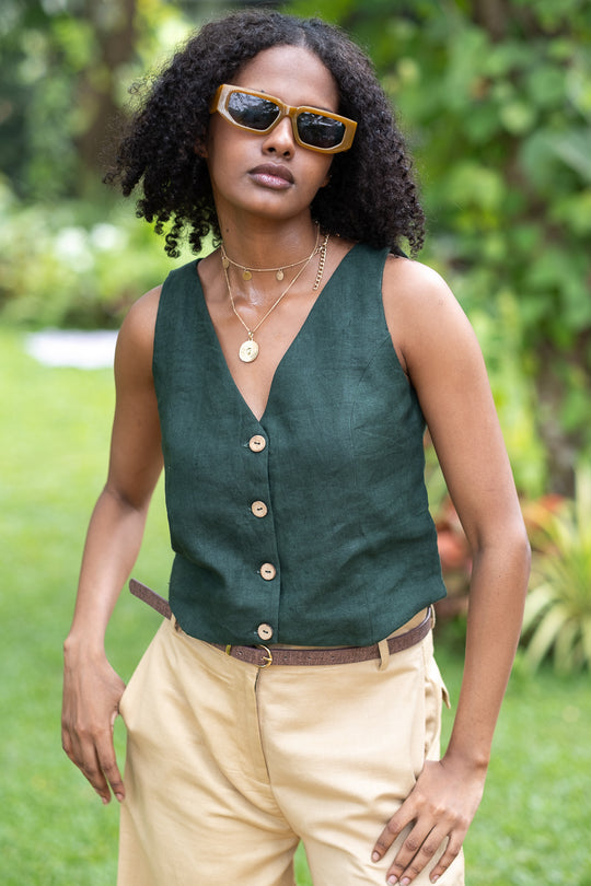 The Heavy Linen Waistcoat | Creatures of Habit