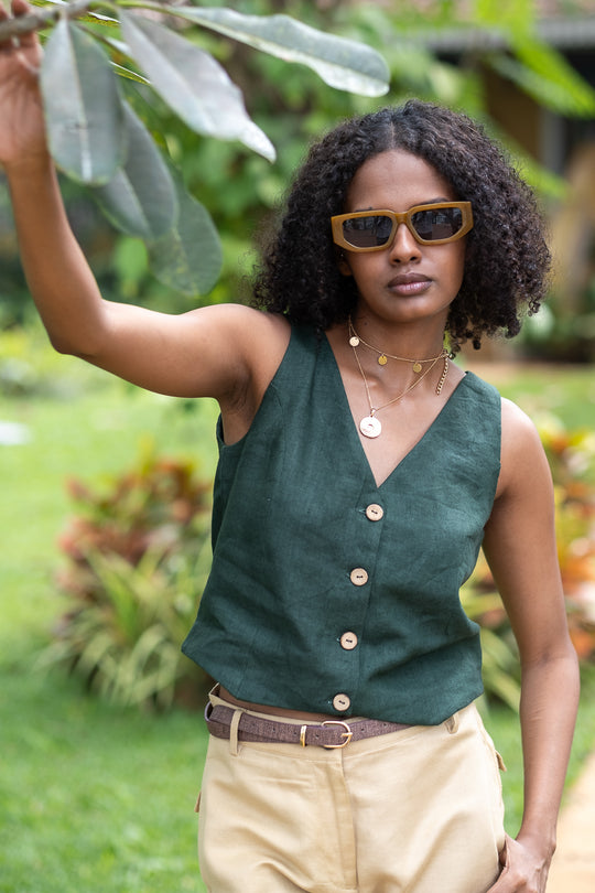 The Heavy Linen Waistcoat | Creatures of Habit