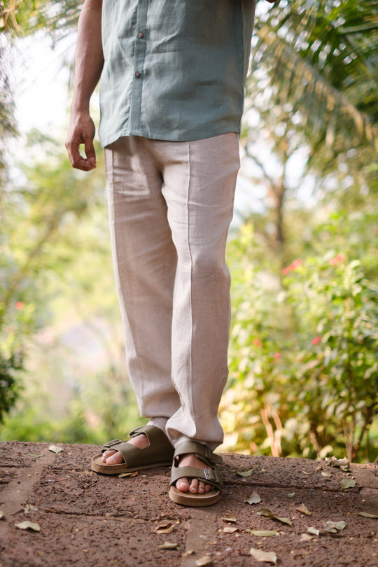 The Linen Pintuck Trousers | Creatures of Habit