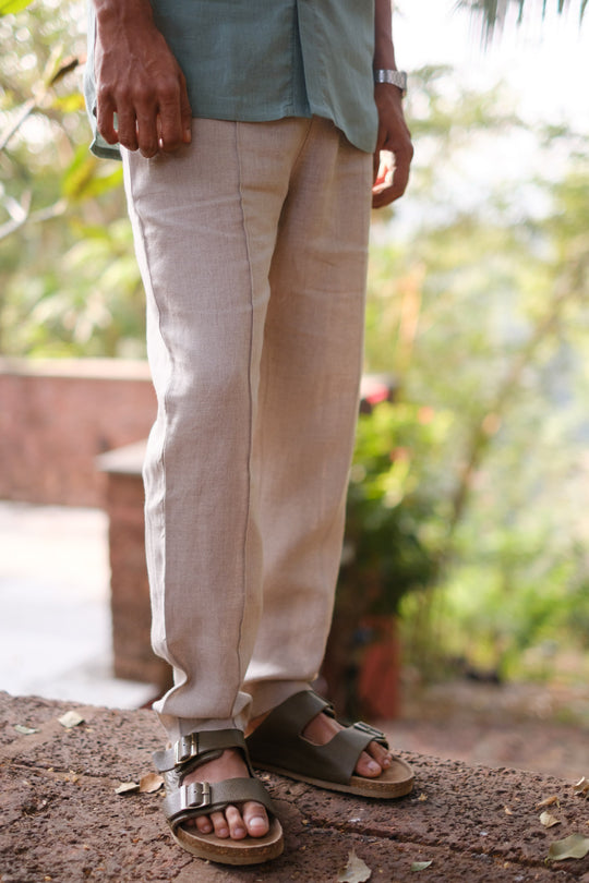 The Linen Pintuck Trousers | Creatures of Habit