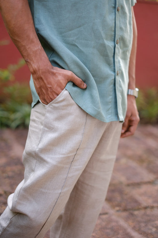 The Linen Pintuck Trousers | Creatures of Habit
